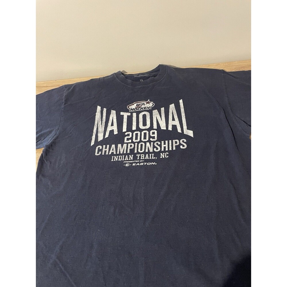 2009 USA Hockey National Championships T Shirt Indian Trail NC Jones Mitchell XL